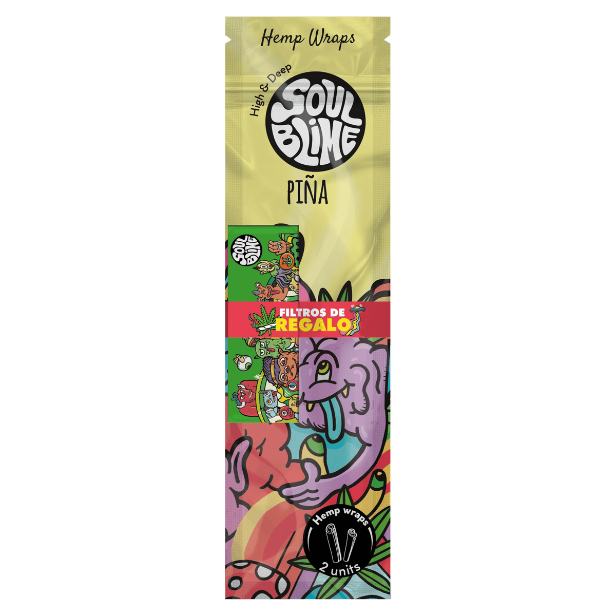 Blunt Hemp Wraps Soulblime Sabores Tropicales