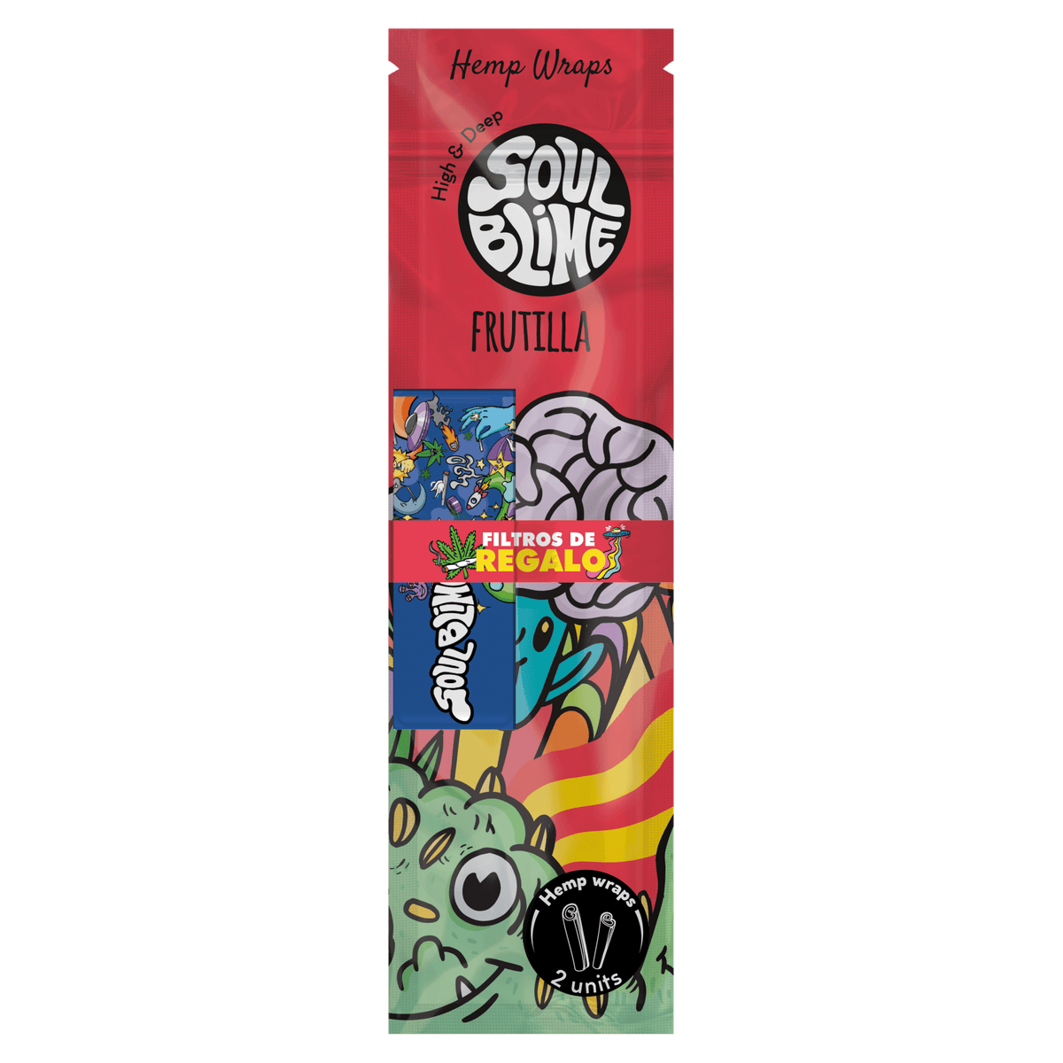 Blunt Hemp Wraps Soulblime Sabores Frutales