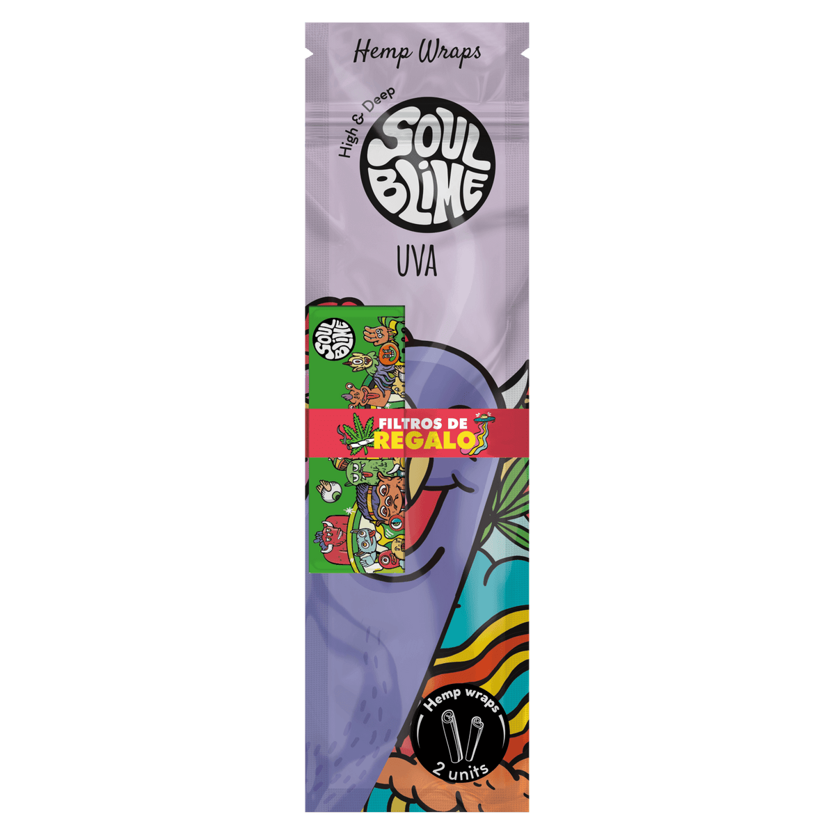 Blunt Hemp Wraps Soulblime Sabores Frutales