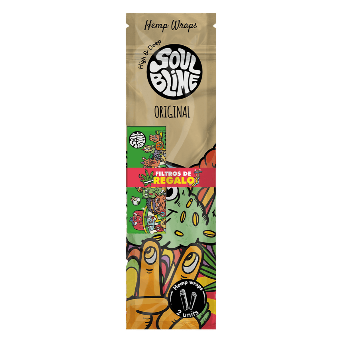 Blunt Hemp Wraps Soulblime Sabores Clasicos
