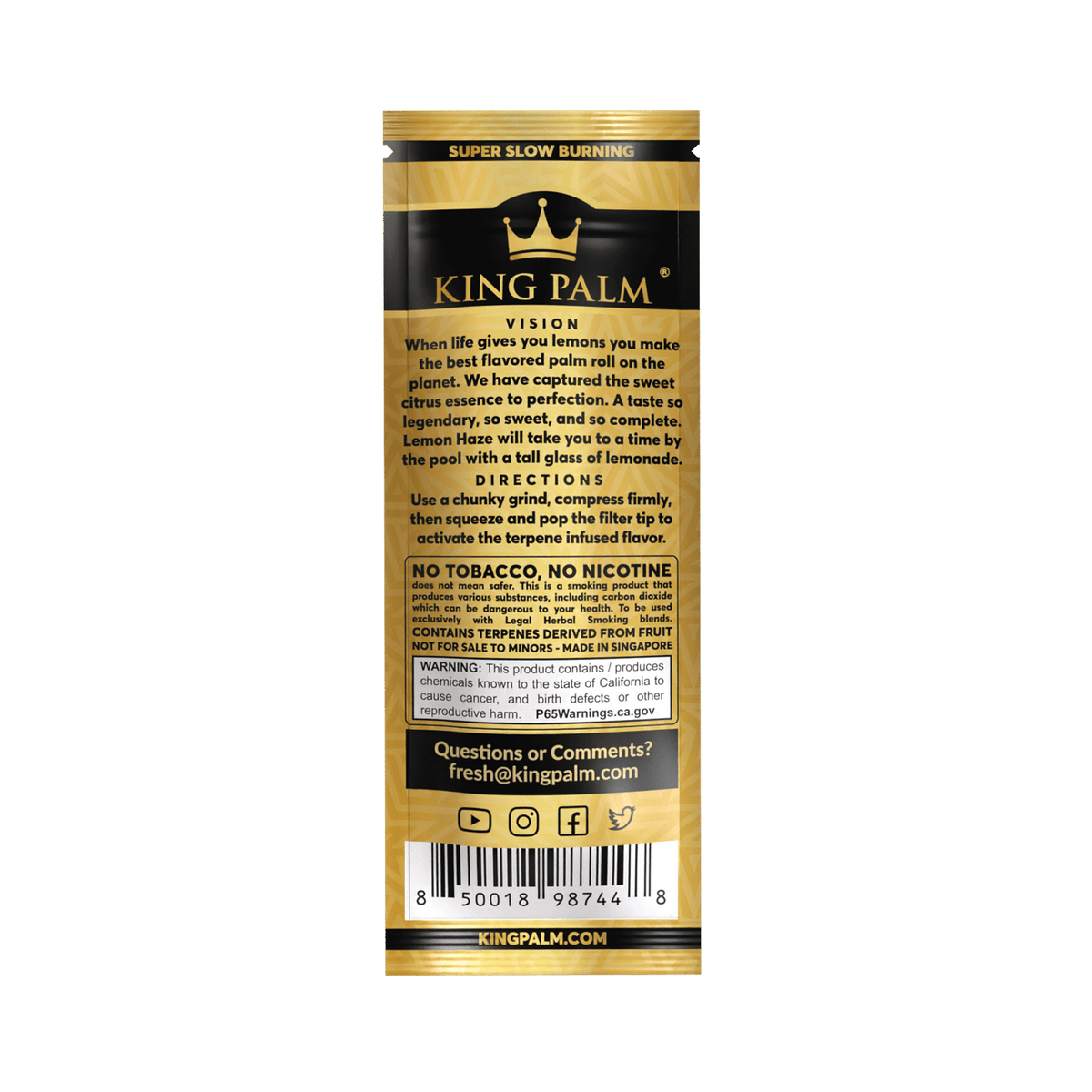 Blunt King Palm Fusion Flavor x2