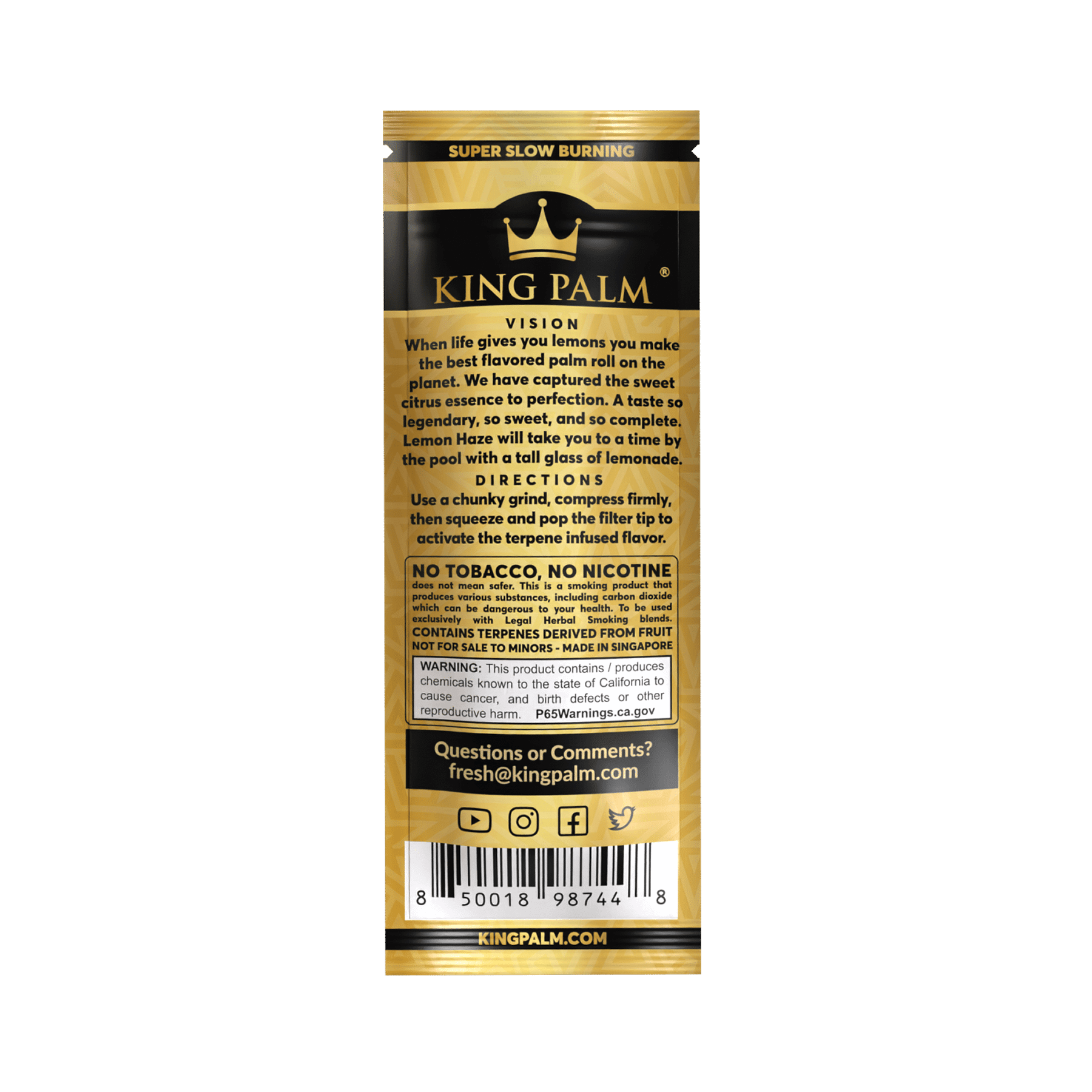 Blunt King Palm Fusion Flavor x2