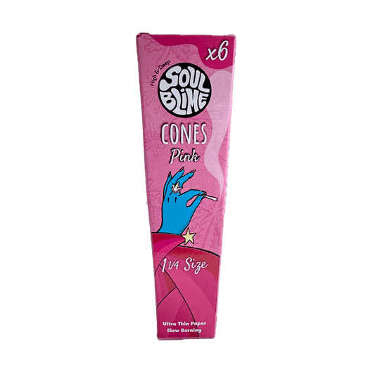 Conos Pink Pre Enrolados Soulblime 1 1/4 x 6u