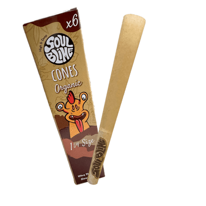 Conos Orgánicos Enrolados Soulblime 1 1/4 x 6u
