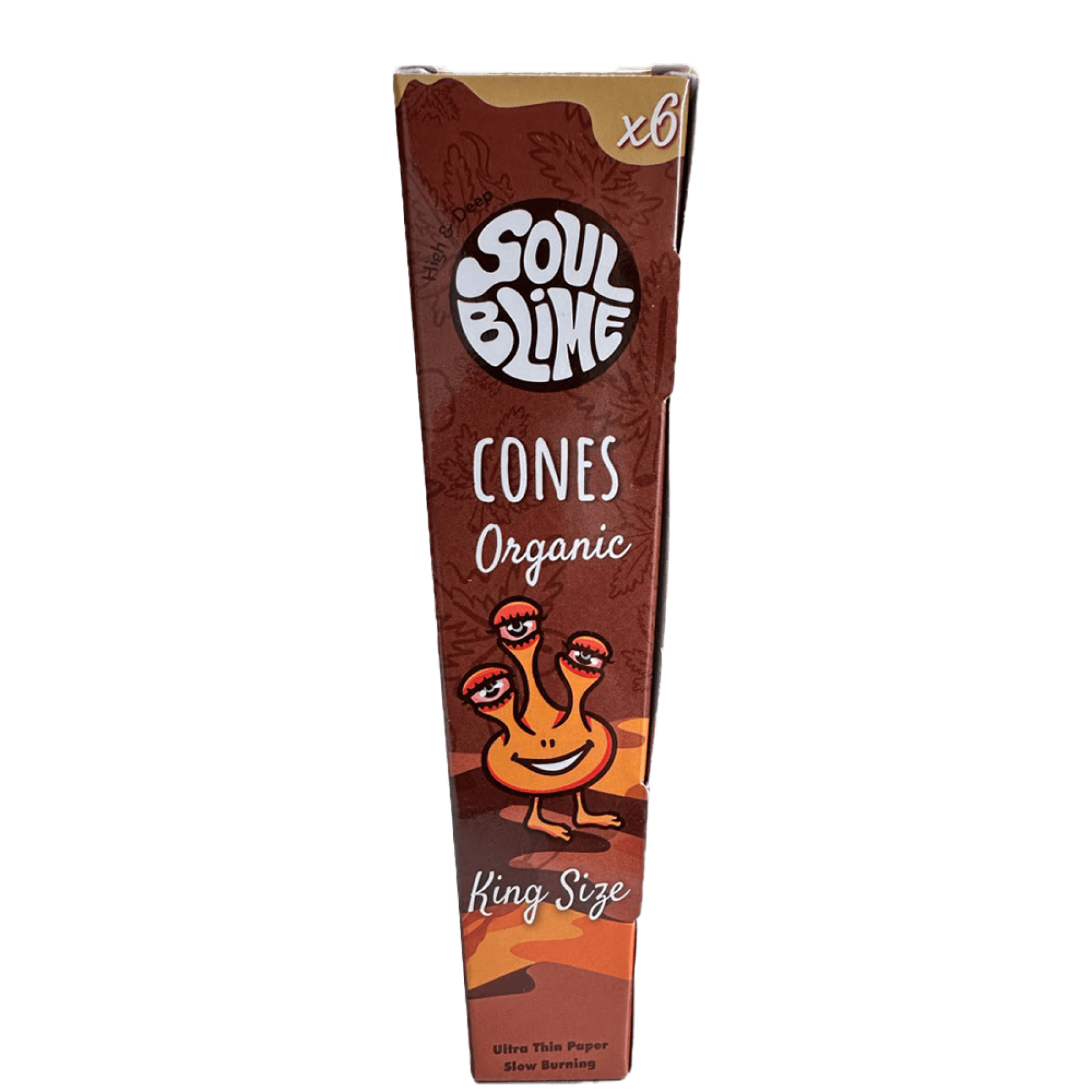 Conos Orgánicos Enrolados Soulblime King Size x 6u