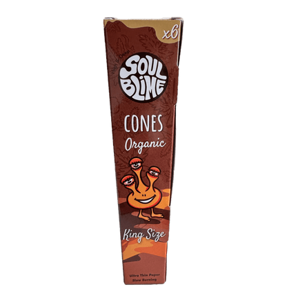 Conos Orgánicos Enrolados Soulblime King Size x 6u