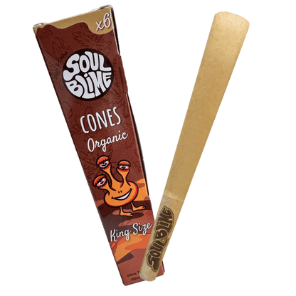 Conos Orgánicos Enrolados Soulblime King Size x 6u